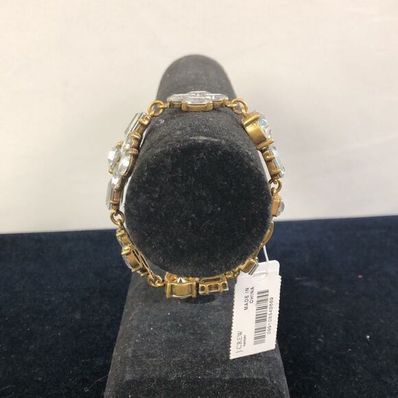 J.Crew NWT Large Crystal Bracelet - Picture 3 of 8